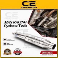 Max Racing Cyclone Tech Exhaust Resonator Bullet Stainless Steel Universal Car Exhaust Ekzos Bullet