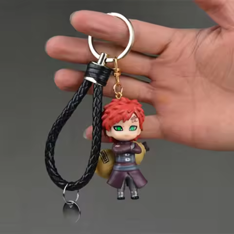 Anime Naruto Kawaitu uchiha madara Keychain Deidara Kakashi Gaara pendant backpack decorative toys a