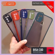 Case Infinix Hot 10 PLAY SOFT CASE MATTE COLORED FROSTED Covers