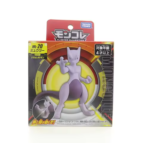 Takara Tomy Tomica Moncolle Ex Pokemon Figures ML-20 Mewtwo Miniature Baby Toys Digimon Dolls Diecas