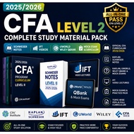 2025/2026 CFA Level 2 Comprehensive Study Pack- Schweser Notes, IFT Videos, UWorld Wiley QBank, Mock