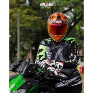 GILLE HELMET fullface dualvisor with FREEBIES