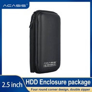 ACASIS Digital Storage bag - Black กล่องใส่ฮาร์ตดิสก์ โอริโก้ ขนาด 2.5 นิ้ว สีดำ ORICO PHL-25 2.5 inch Hard Drive Protection Bag Portable HDD SSD bag Earphone Pouch Bag For PC Laptop - Black