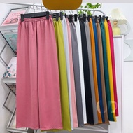 Elastic waistband pants with ao dai and ba ba shirt made of soft, multi-colored fabric