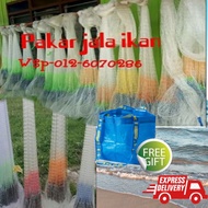 jala ikan jala udang 1" 1/2  12kaki