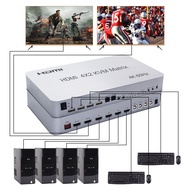 4-port dual monitor HDMI KVM Switch Matrix 4X2 Matrix kvm switch hdmi dual monitor B HDMI 4X2 KVM Matrix Switcher