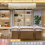 Jewelry Watch Ultra White Mall Collection Cabinet Jewelry Display Cabinet Island Jewelry Manufacture