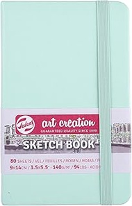 Tarens T9314-031M Art Creations Sketchbook, Drawing Notebook, 3.5 x 5.5 inches (9 x 14 cm), Fresh Mi