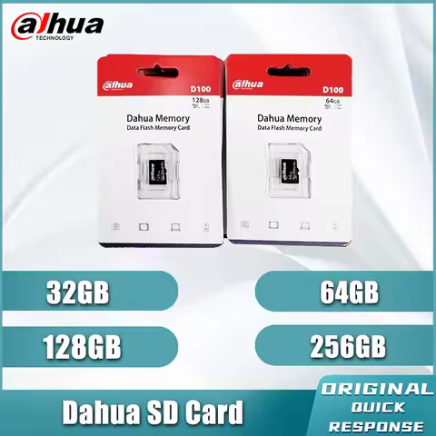 Dahua Memory Card 64GB 128GB 256GB Micro SD Card for IP Security Cameras Video Intercom VTO VTH Indo