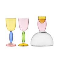 High Borosilicate Stained Glass Pure Handmade Creative Wine Goblet Bordeaux Wine Glass Decanter