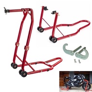 Universal Paddock Stand ( Front / Rear ) / Alloy / Front Wheel Chock HEAVY DUTY ALL SUPERBIKE