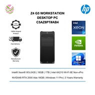 HP Z4 G5 Workstation Desktop PC (Xeon® W3/ 16GB/ 1TB/ RTX 2000/ W11P/ 3yrs) C5AZ8PT#AB4