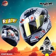 ใหม่ล่าสุด2025 หมวกกันน็อค FUSE RAZOR EVO หมวกเต็มใบ FULLFACE ไซส์ S-L มอก.369-2557