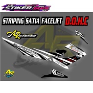 SUZUKI SATRIA FU 2013 2014 2015 VARIATION STRIPING MOTORCYCLE STICKER/ SATRIA FU 150 FACELIFT AR-001