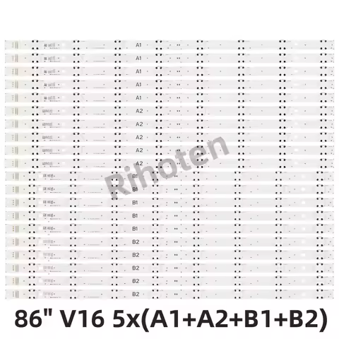 20pcs LED Backlight strip For 86BH5C-B 86BH5C 86" V16 stretch 6916L-2564A 6916L-2565A 6916L-2566A 69
