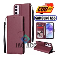 HP FLIP CASE PREMIUMhp FOR SAMSUNG A55 LEATHER FLIP CASE PREMIUM FOR SAMSUNG GALAXY A55