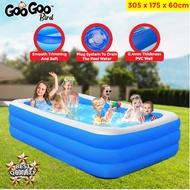 3 RING Inflatable Swimming pool kids Kolam Mandi Besar Murah Big Size Kolam Renang Kolam Mandi Budak