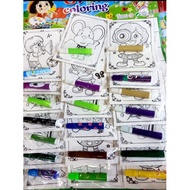 20PCS COLORING WITH PEN