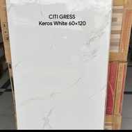 granit lantai 60x120 putih corak abu/ granite Citi Gress Glosy