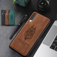 Lambskin Texture Leather Casing For Samsung Galaxy A50 A50S A30S Phone Case TPU Soft Shockproof Case