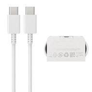 Original Samsung 25W UK Charger Super Fast Charge Adapter with 3A USB C To Type C Cable For Galaxy S