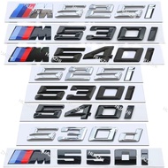 ZC Suitable for BMW M525I 530I 540I M550I letter emblem 5 Series black XD rear emblem M leaf plate e