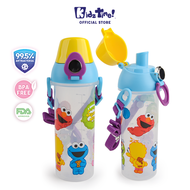 Kidztime x Sesame Street BPA Free Children Kids Cartoon Character Nozzle Drinking Water Bottle (530ml)