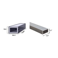 2.5"x1.5" 1.2mm &amp; 1.6mm Square tube mild steel Besi hollow petak cut to size