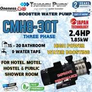 TSUNAMI PUMP HOME BOOSTER PUMP -2.4HP / 1.85KW / 240V / 50HZ - CMH8-30T-THREE PHASE