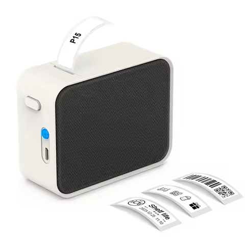 Mini Printer Marklife P15 Portable Wireless Bluetooth Adhesive Sticker Printer Similar as Q30 Therma