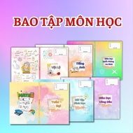 Subject Cover Paper Fits All Types of Notebooks A5, B5, Textbook - Student Study Notebook Cover Pape