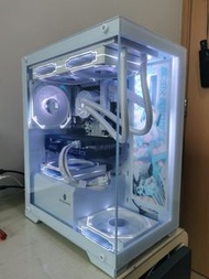 (Sold 可訂制）I9 13900T 24 核 32 線 RTX4070 全白色 海景 水冷 gaming PC (3060 3070 4060 4070 4070 super 4070 ti su