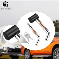 [Serenable] Hitch Receiver Pin Lock, Two 1/2" And 5/8" Pins for Receiver I, II, III, , 1-1/4", 2" An