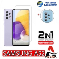 Tempered Glass SAMSUNG A52 Screen Protection Clear Bonus Camera Protector Screen Guard Samsung A52