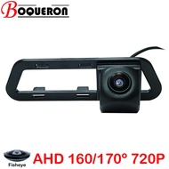 Fisheye 170 Degree 1280x720P HD AHD Car Vehicle Rear View Reverse Camera For Nissan TIIDA Pulsar Hatchback C12 2011~2015