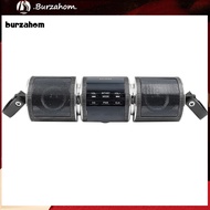 BUR_ Waterproof Motorcycle MP3 Bluetooth-compatible FM Radio Stereo Speaker Audio Music Player