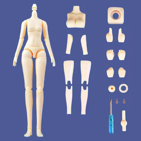YMY22 YMY24 Standable Movable Joint Body 20cm 22cm,Replaceable Chest Hand Parts for OB22 OB24 GSC Bl