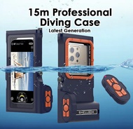 ส่งจากไทย เคสบลูทูธว่ายน้ำดำน้ำกันน้ำสำหรับ5-6.9นิ้วโทรศัพท์ SHELLBOX GEN3 แท้100% Waterproof Diving Case 50 ฟุต/15M