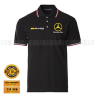 GN Polo T Shirt Sulam Embroidery Mercedes Petrona F1 AMG Racing Team Performance Sports Motorsport F
