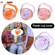 SAMM Cup Lid, Multicolor Splash Spill Proof Bottle Lid, Portable Transparent Replacement Therms Cup 