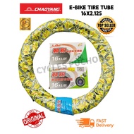 Chaoyang inner tube TIRE & TIUB 16X2.125 Tyre Tires Tube E-BIKE Elektrik Basikal tayar