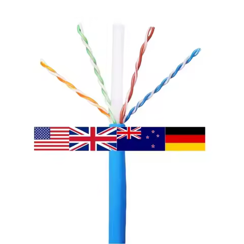 High Quality Cat6 UTP Network Cable 24awg UTP LAN Cable in 1000ft Box for Networking