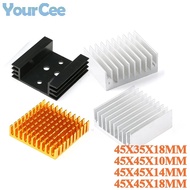 45*45*14mm 45*35*18mm 45*45*18mm 45*45*10mm Heatsink Cooling Fin Radiator Cooler Aluminum Heat Sink 