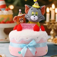 tom and jerry 生日蛋糕 🎂 擺設 擺件 裝飾 收藏 生日 貓和老鼠 tom & jerry 公仔 送禮 聖誕禮物 生日禮物 卡通
