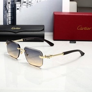 Cartier Sunglasses Leopard Head Frameless Sunglasses 3507 KK