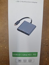 全新 Type-C 轉 USB3.0,HDMI,PD3.0 轉換器 Adapter