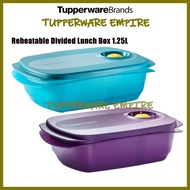 Reheatable Divided Lunch Box 1.25L Lunch Box Tupperware Microwaveable Bekas Bekal Tapau Microwave-heated Bento Box