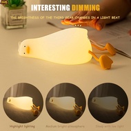 LED Squishy Duck Lamp Squishy Nursery LED Animal Night Light