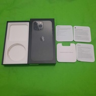 dus box iphone 13 pro warna graphite original 100% copotan ibox lengkap manual book