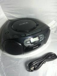 福利品 PHILIPS AZ329 飛利浦手提音響 CD/MP3/SD/USB/卡帶0